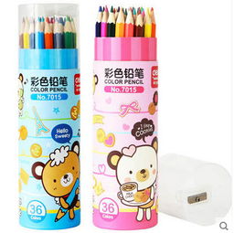 得力7015 36色彩色鉛筆 釋放創(chuàng)意，描繪多彩世界